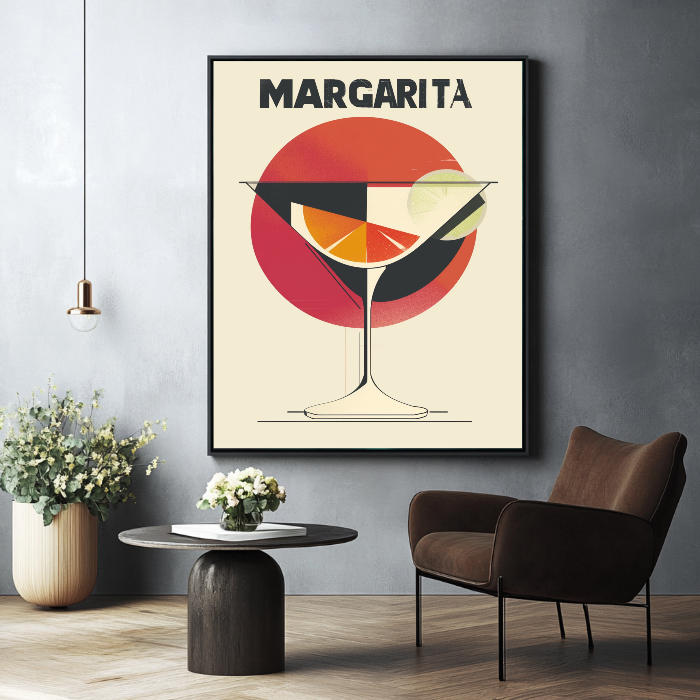 Margarita puesta de sol