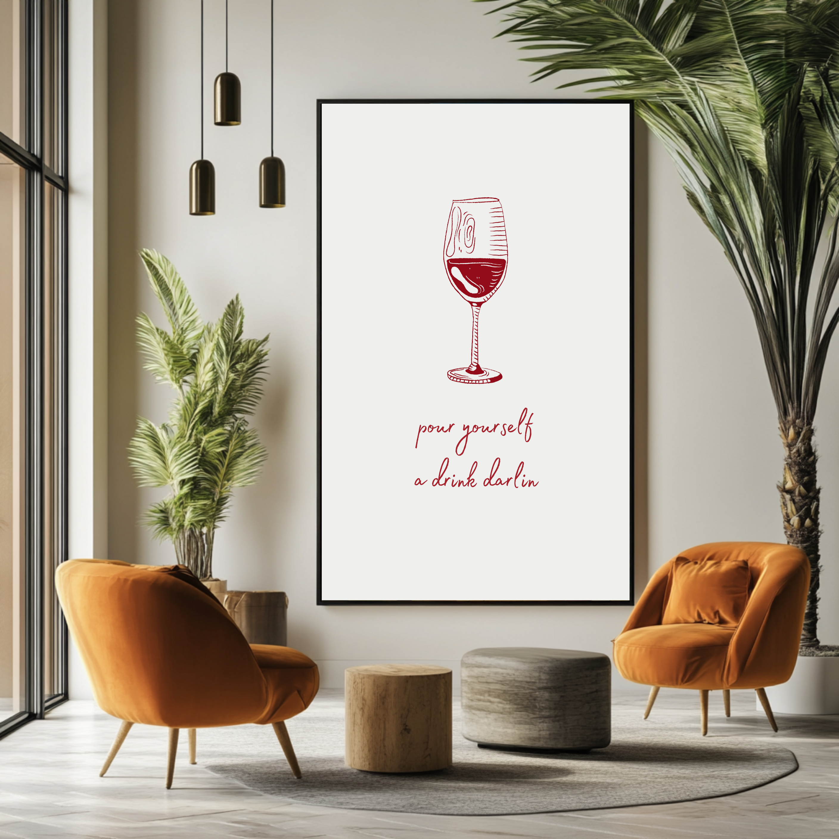 Vierta una bebida cariño