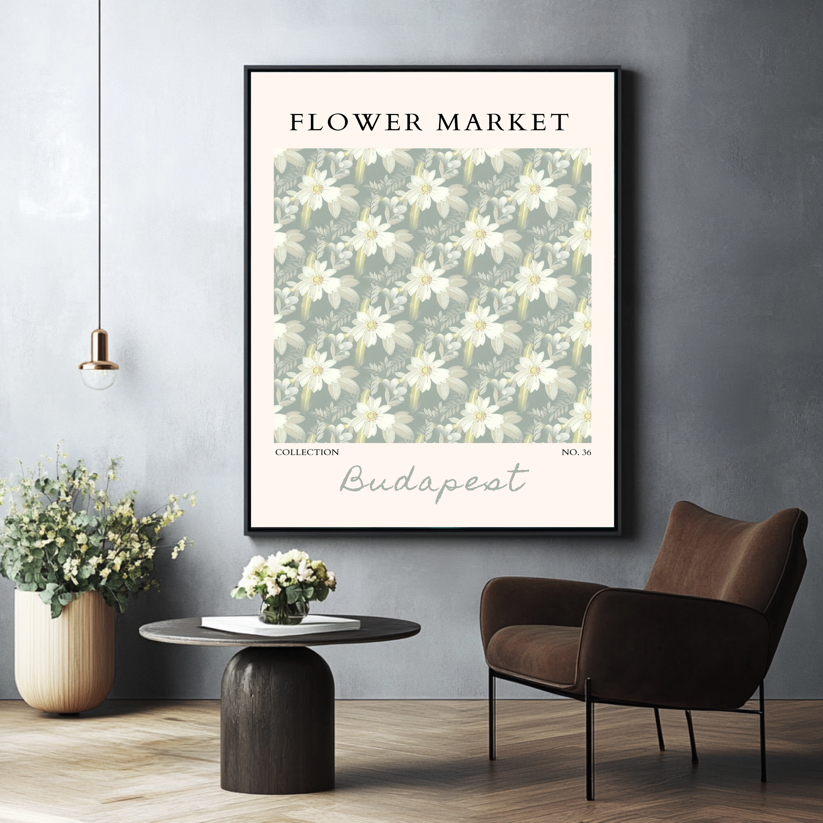 Market de flores Budapest Green