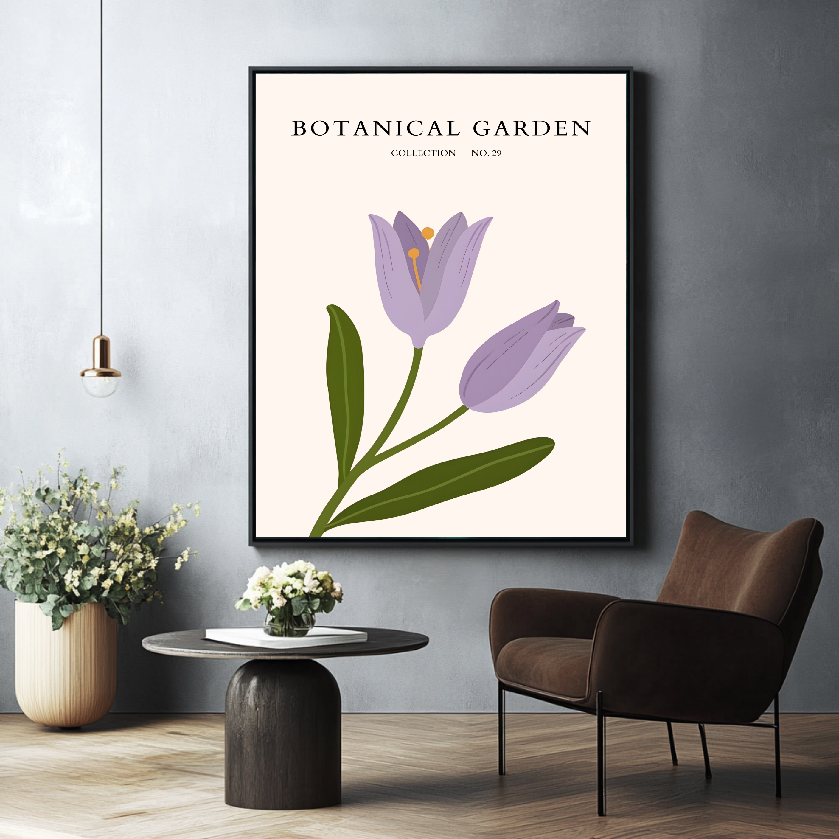 Jardín botánico Campanula Violet