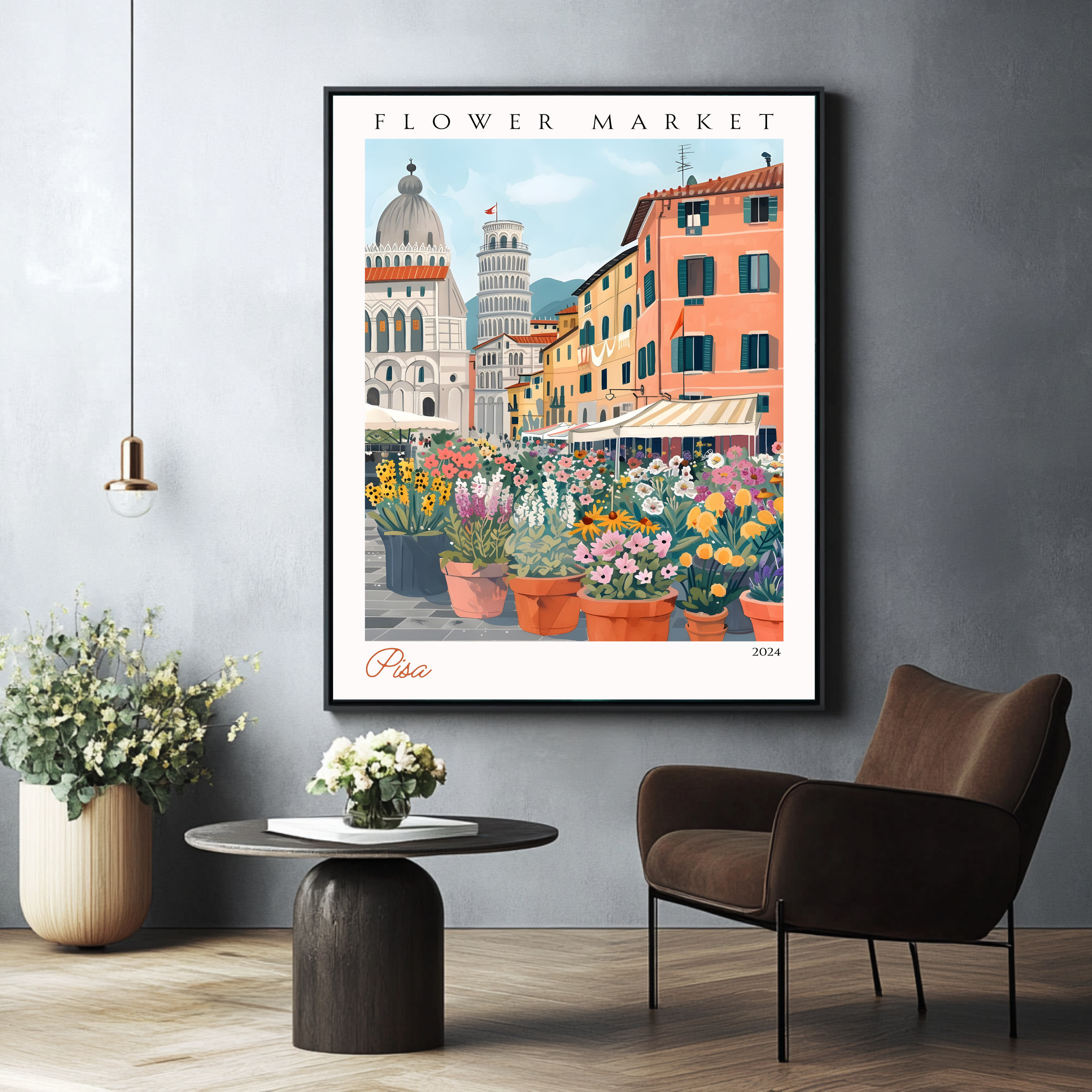 Mercado de flores Pisa