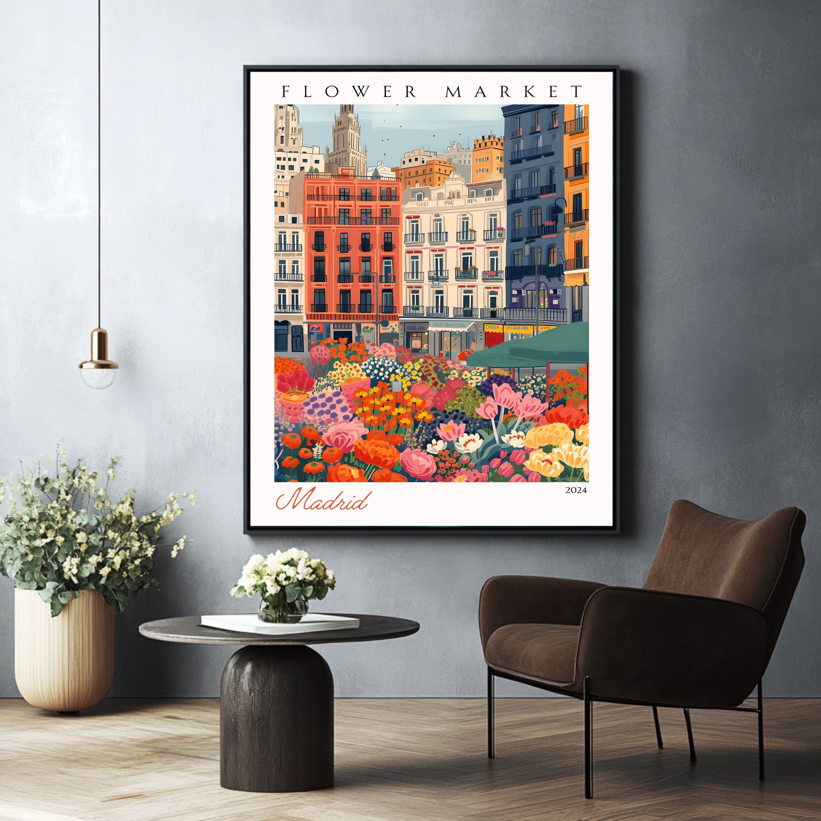 Mercado de flores Madrid Flower of the City