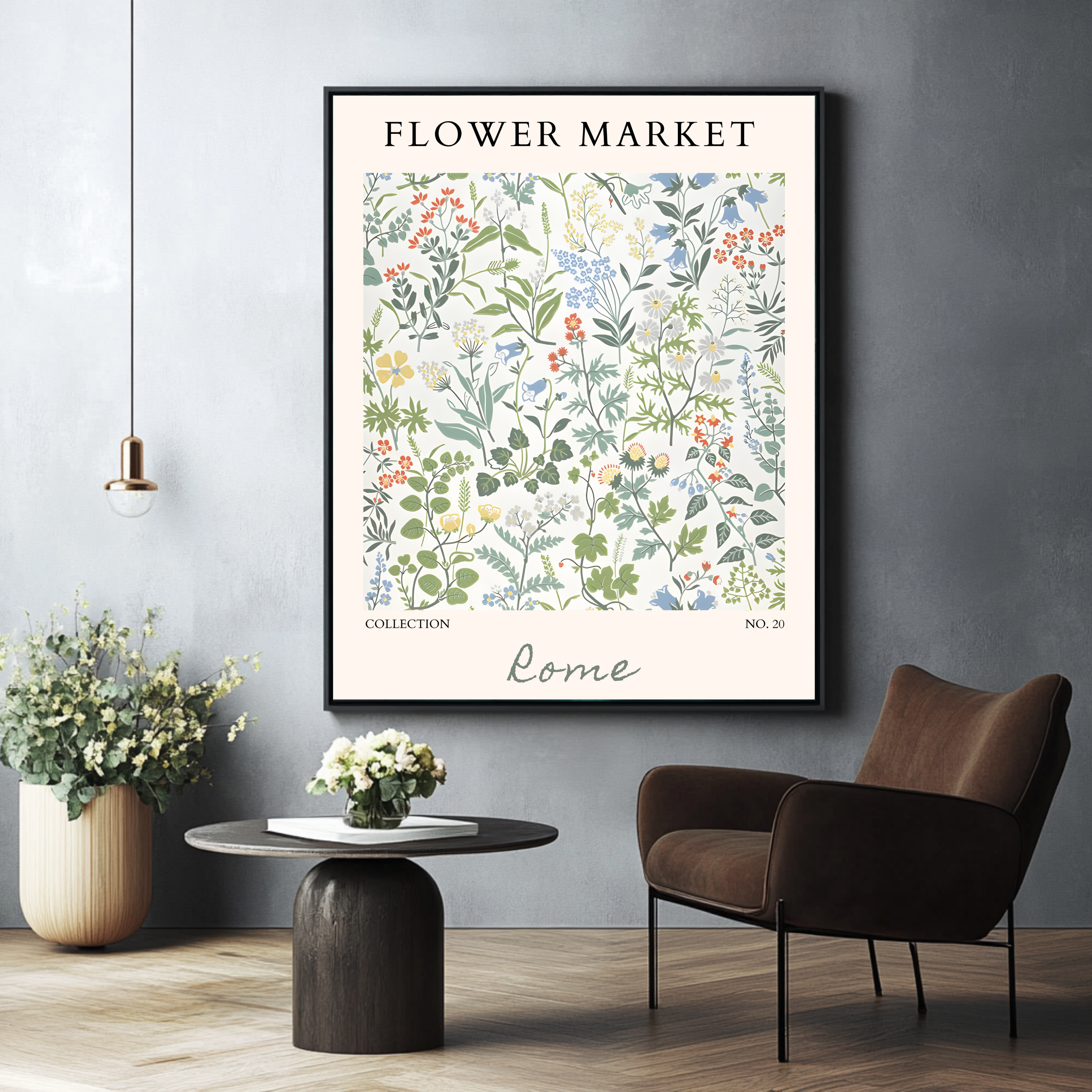 Roma del mercado de flores