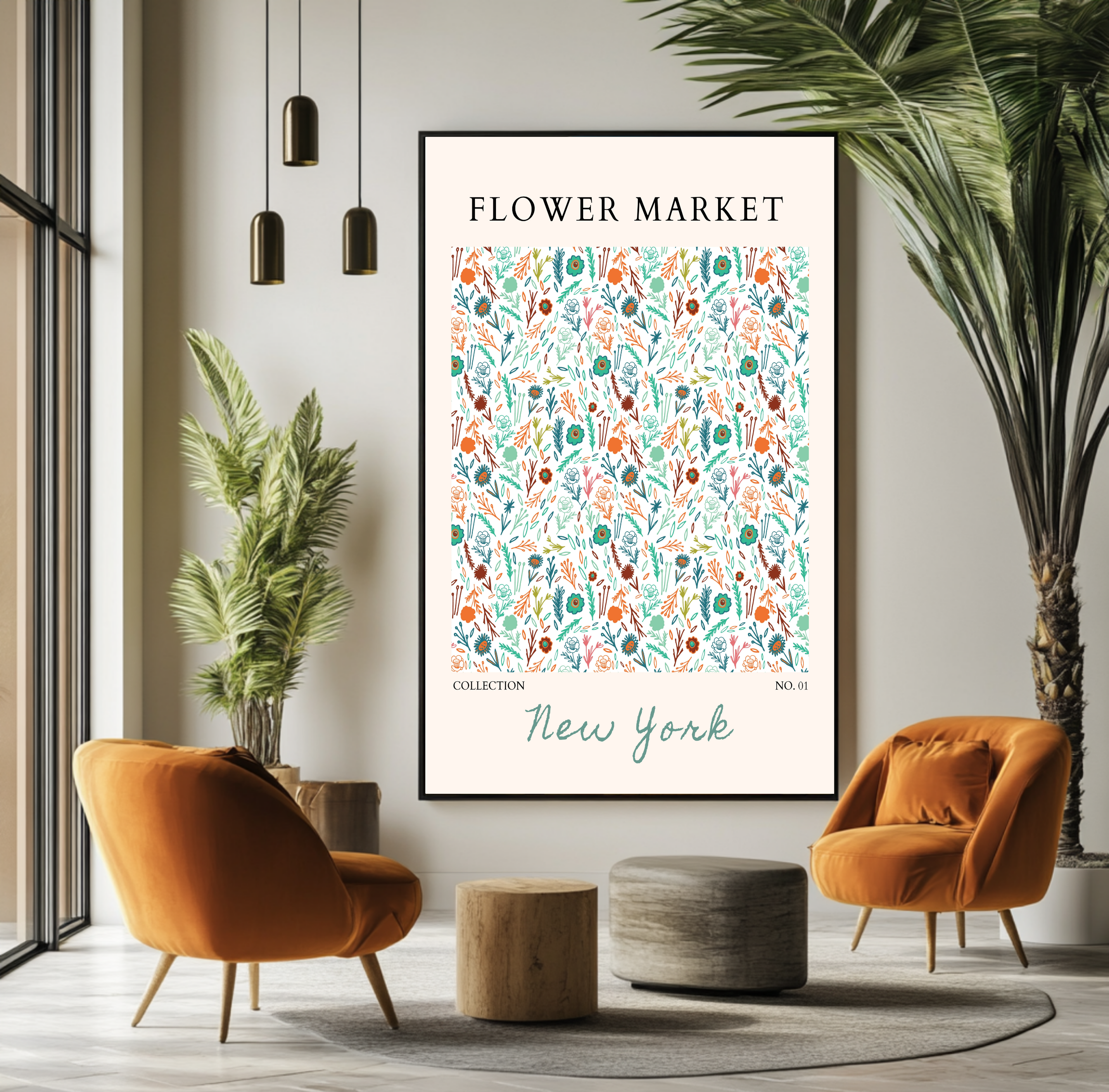 Mercado de flores Nueva York