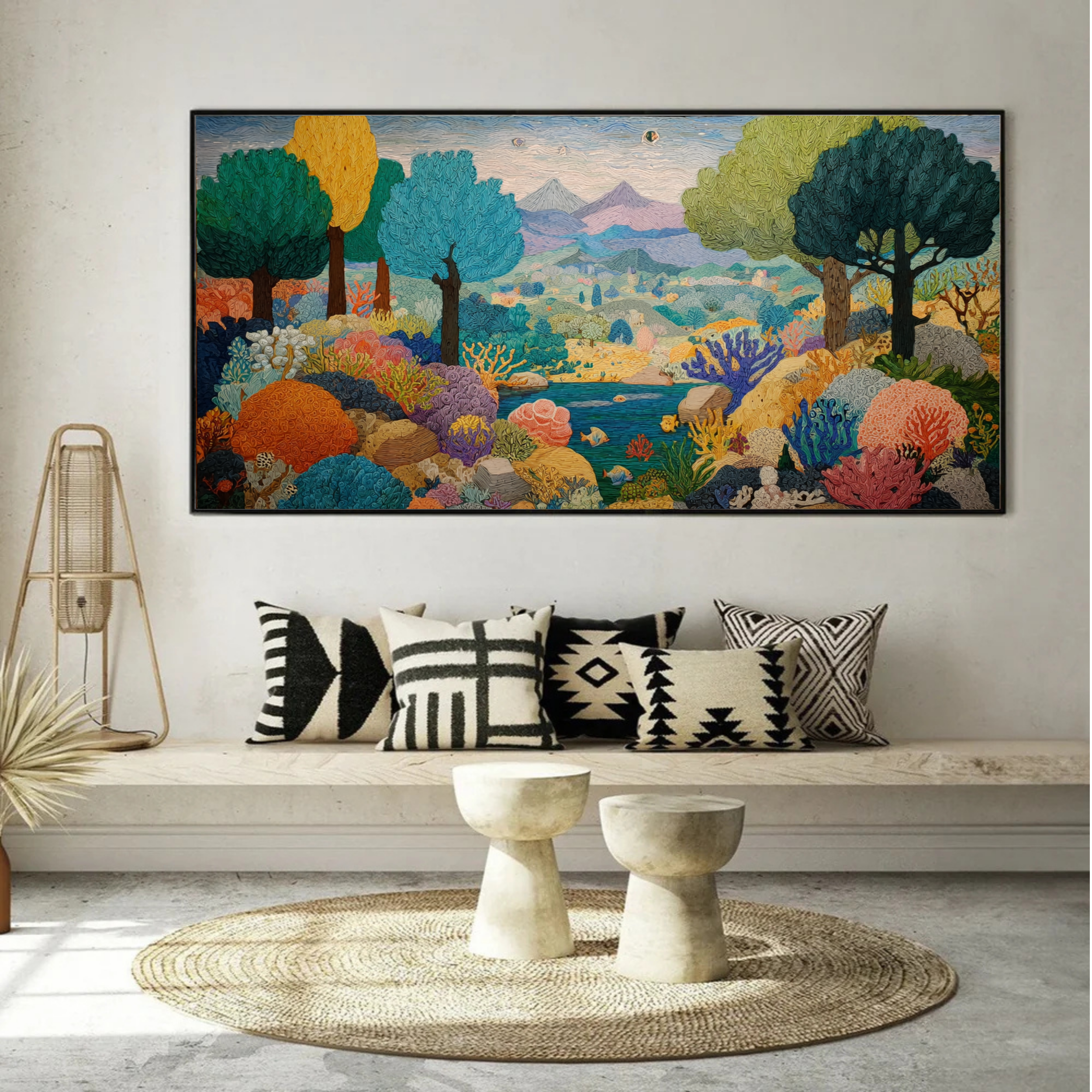 Schatten und Lichter auf den Rainbow Hills