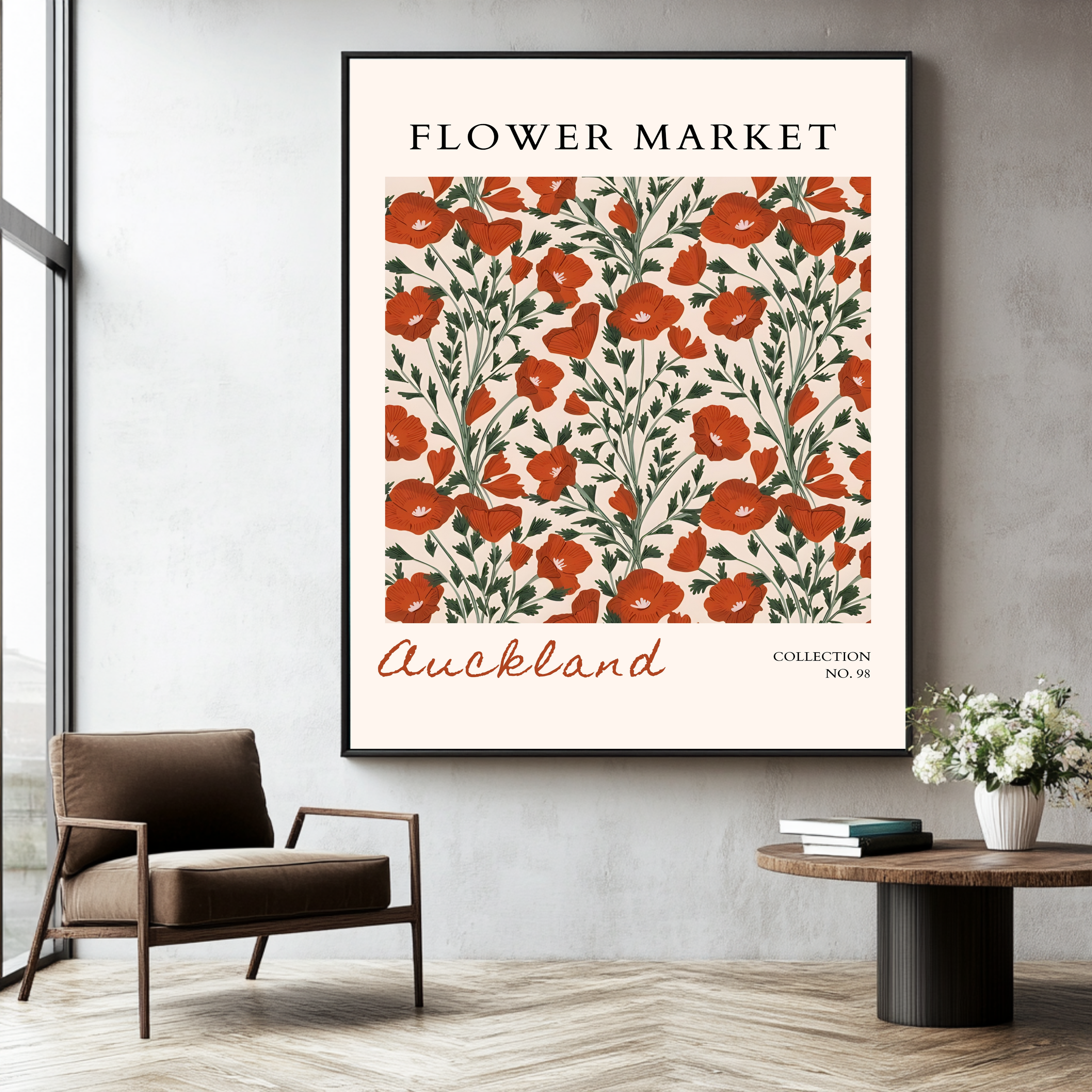 Mercado de flores Auckland