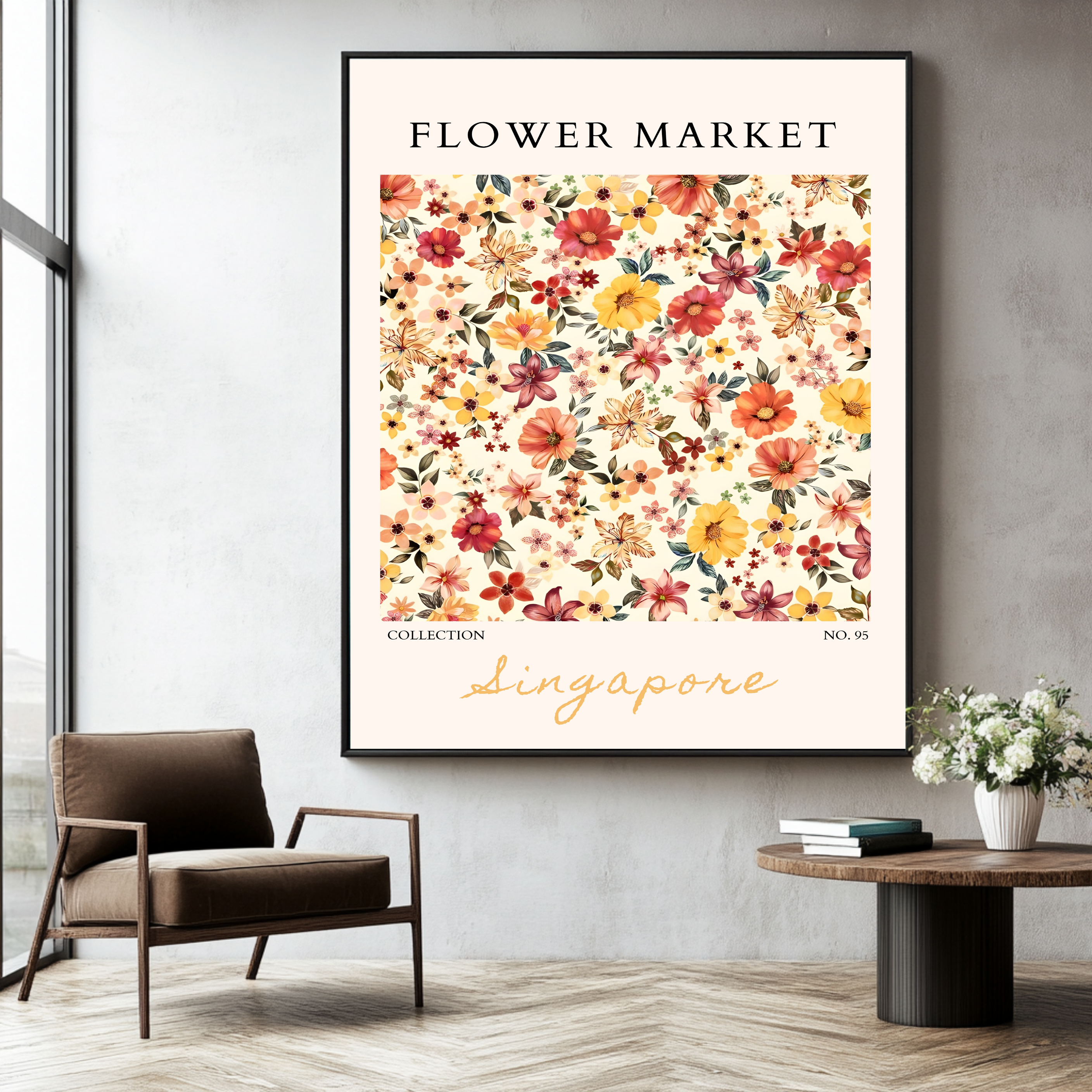 Market de flores Singapur