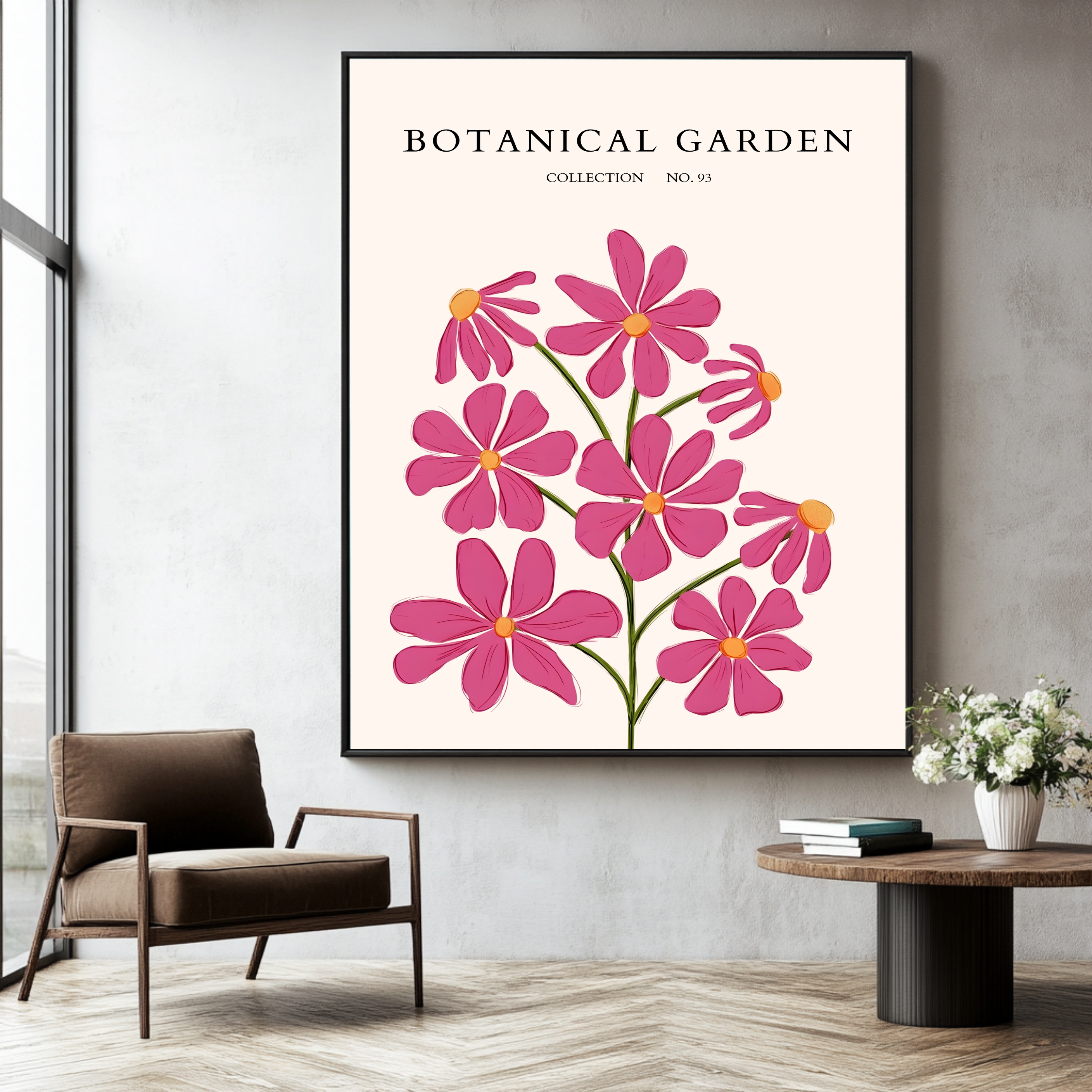 Jardín botánico flores rosas