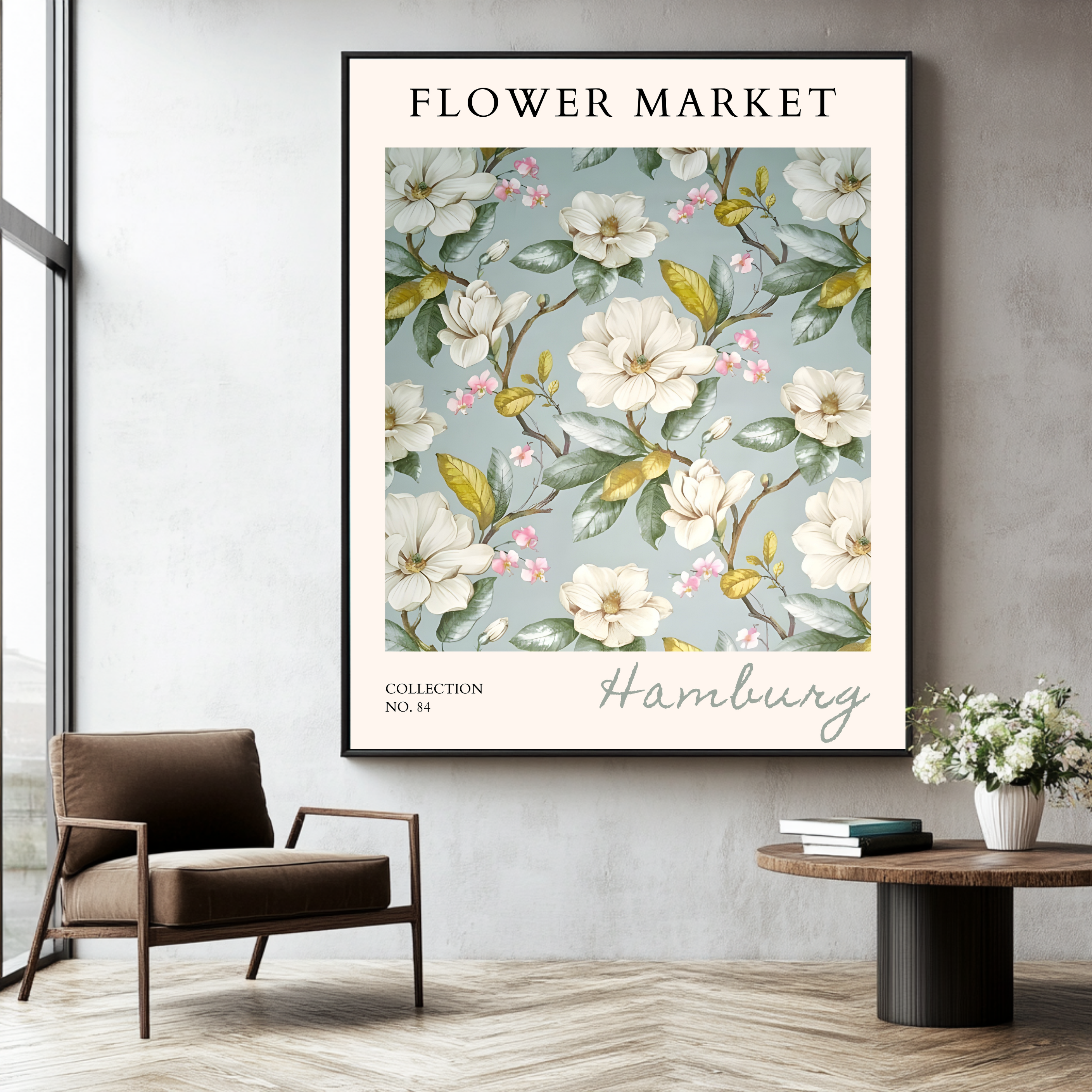 Hamburgo del mercado de flores