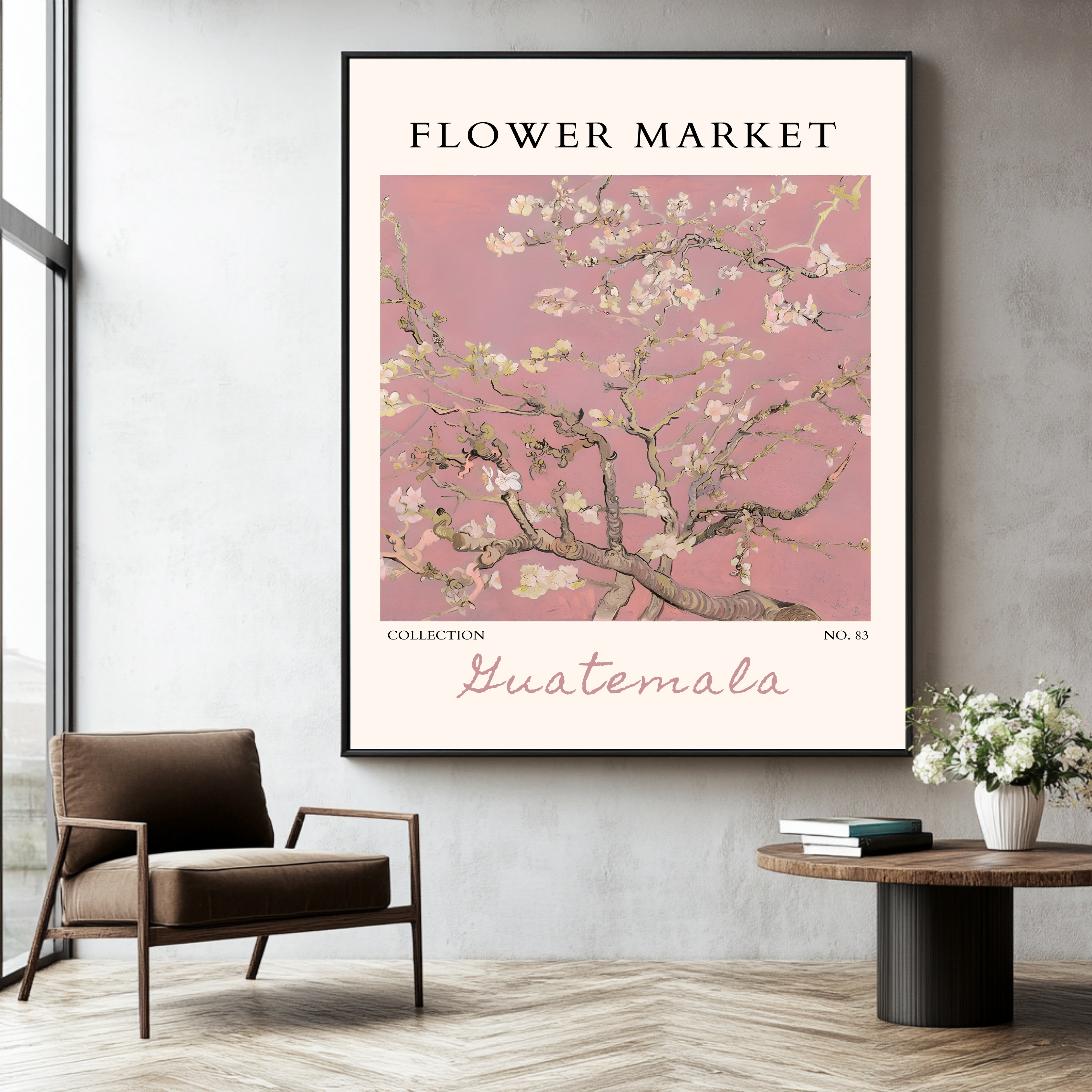 Mercado de flores Guatemala