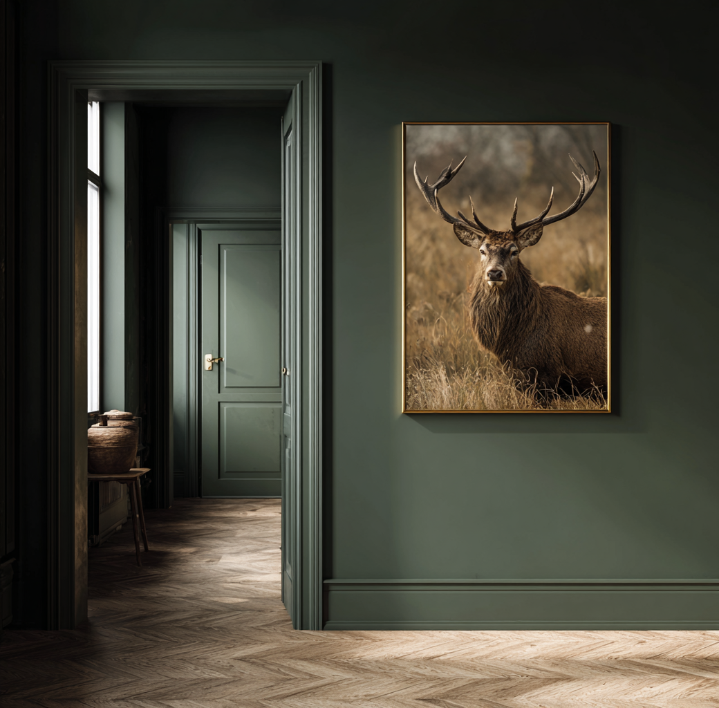 Cervo in primo piano