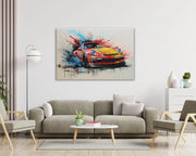 Voiture colorée