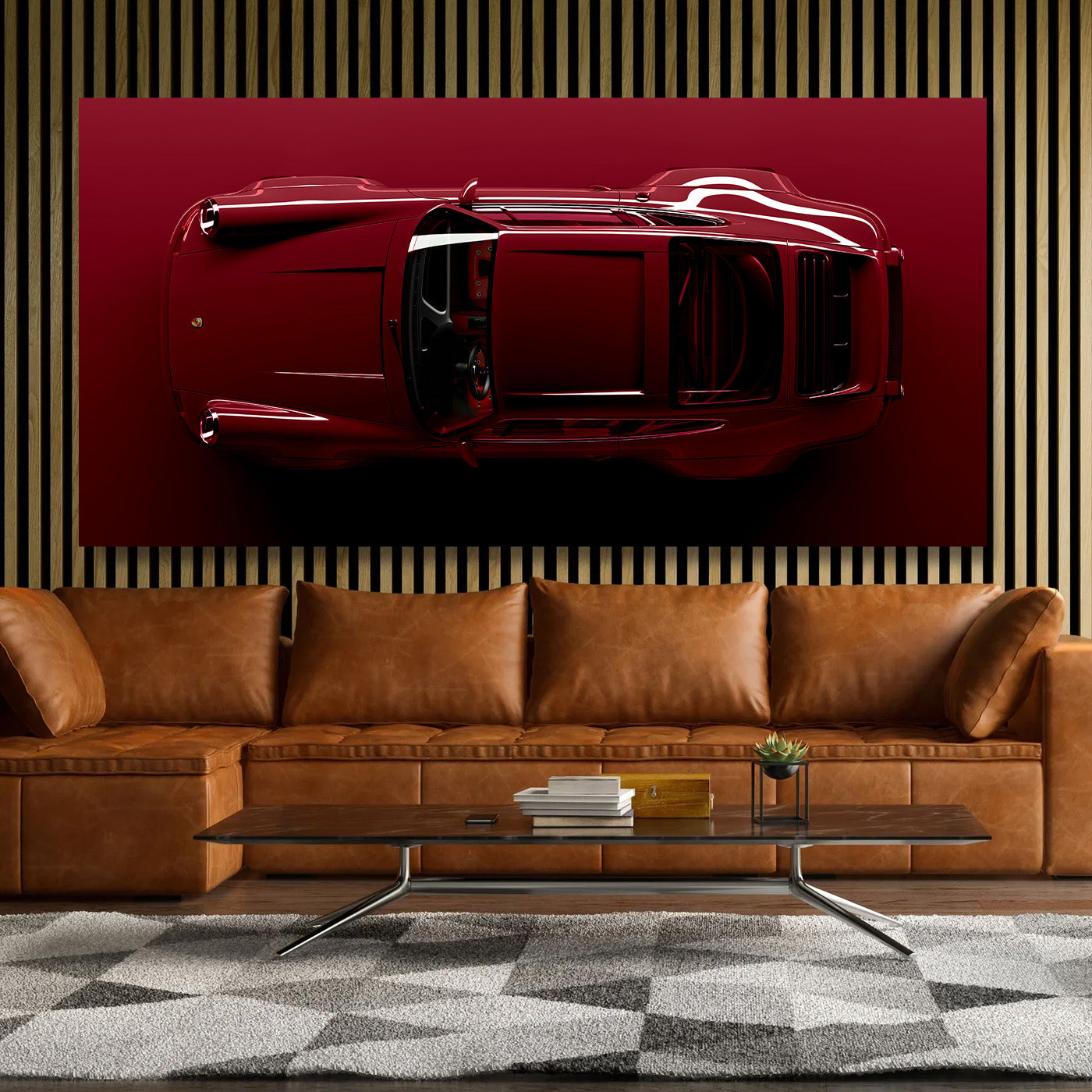Porsche Burgundy