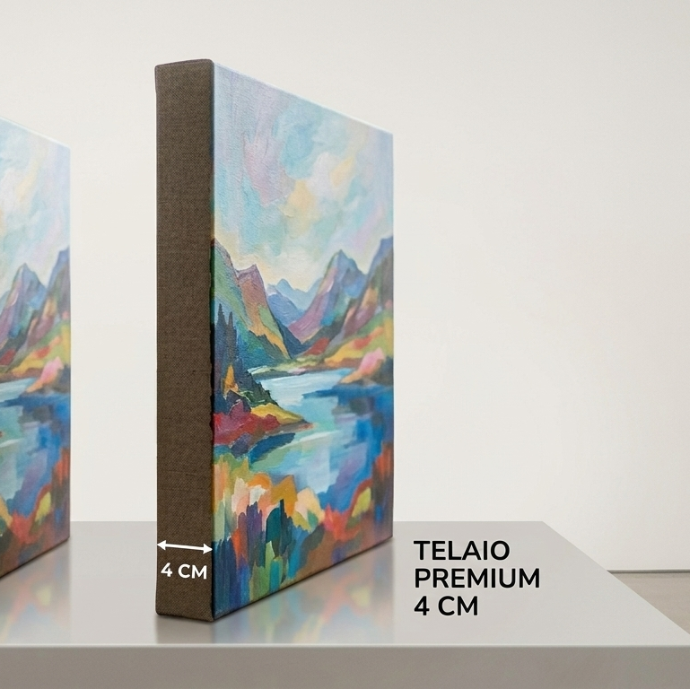 Telaio con spessore 4 cm