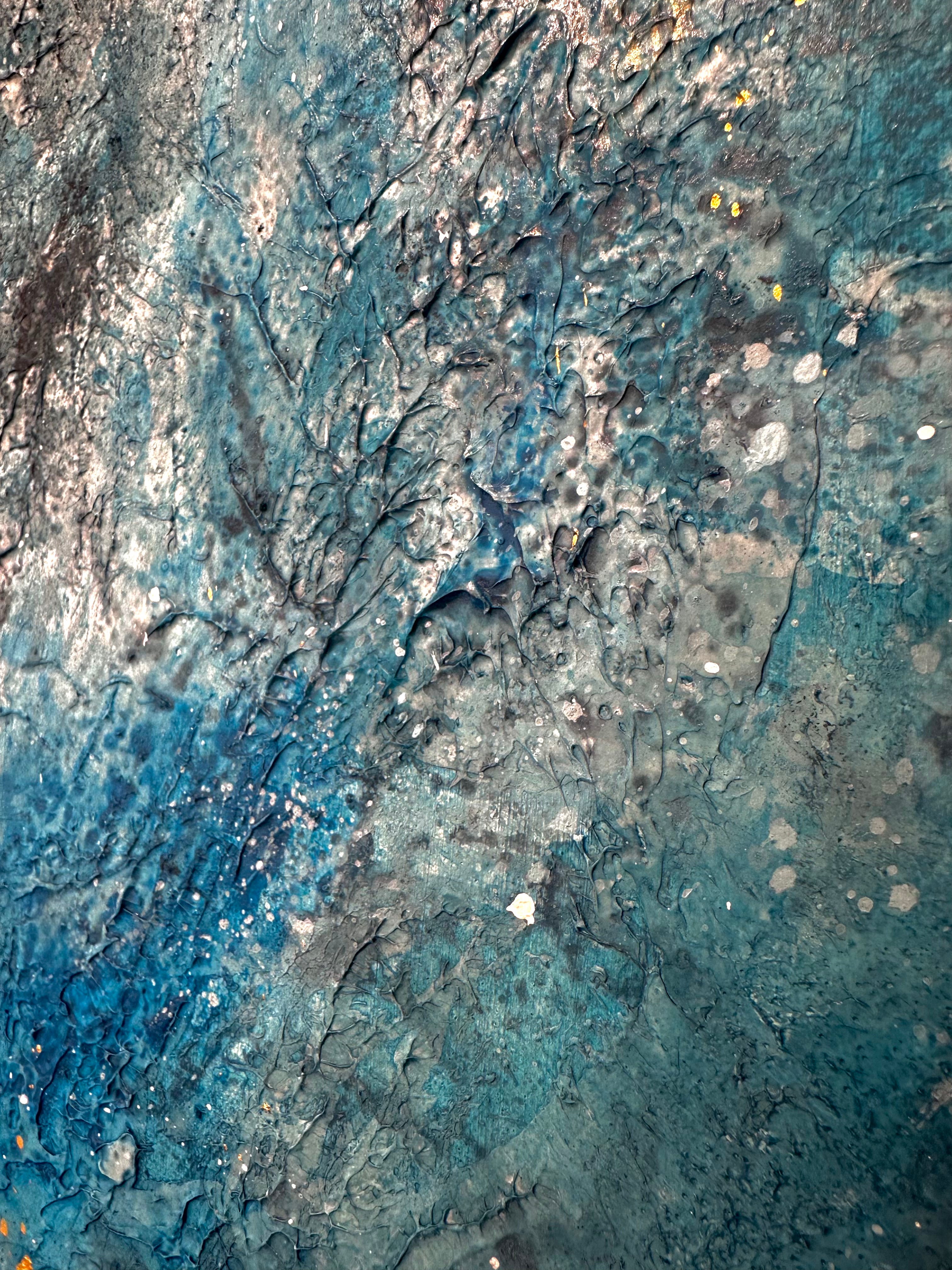 Galaxy - Luca Modani - Original, Single Piece - Peint à la main - 180 x 75 cm