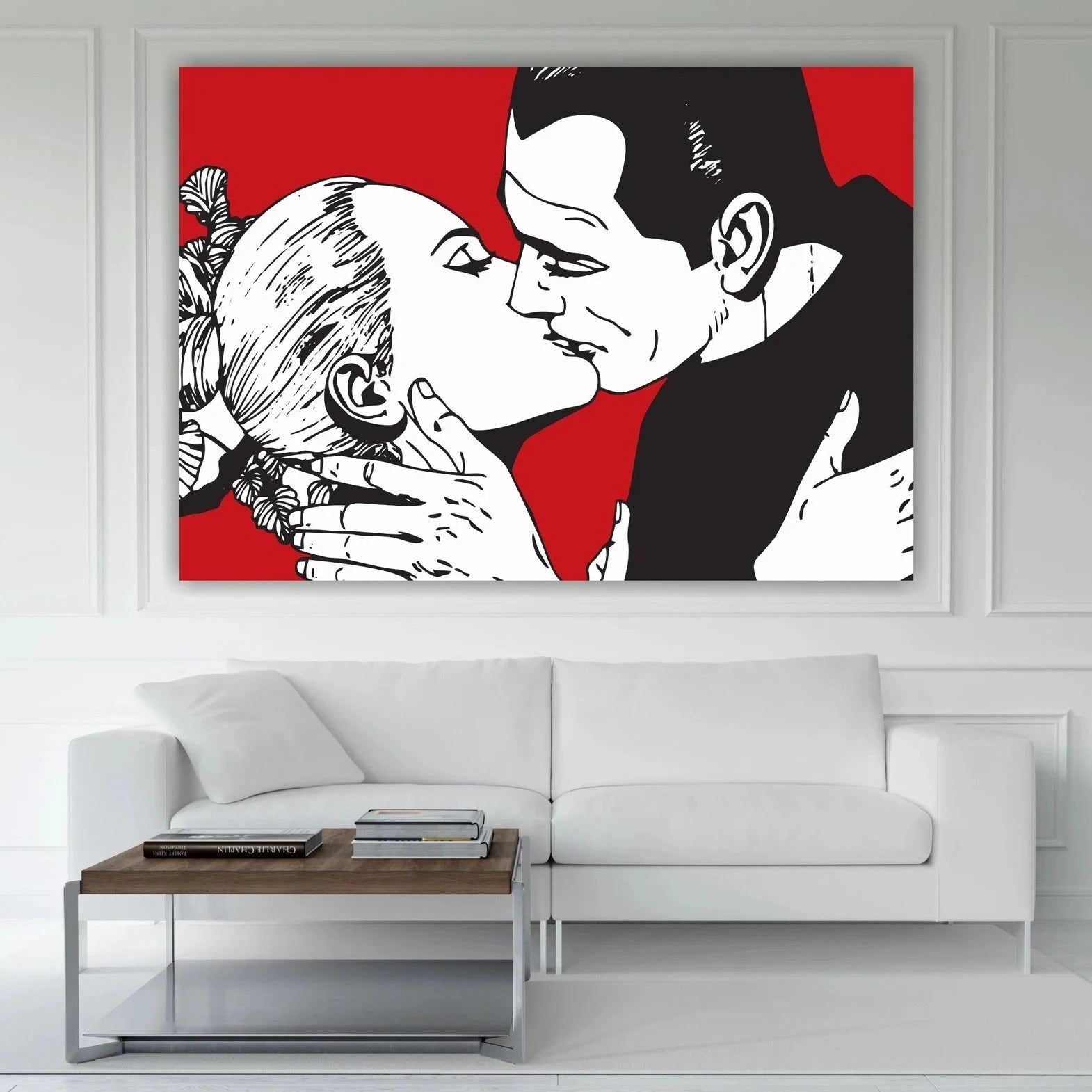 Vášnivý polibek zlých milenců