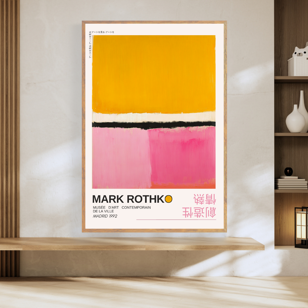 Mark Rothko, yellow and pink