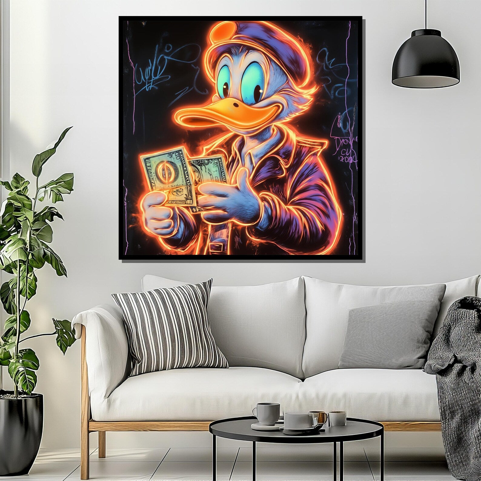 Paperone Moderno Neon