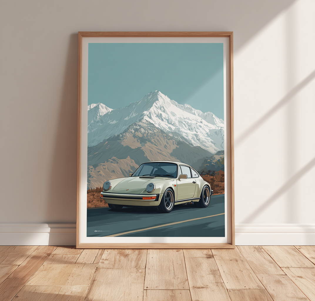 Porsche Grey sulle alpi