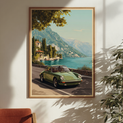 Porsche sur la côte