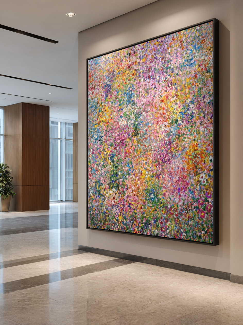 Quadrato di fiori