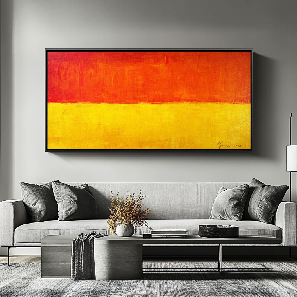 Incontro tra Giallo e Rosso - Mark Rothko