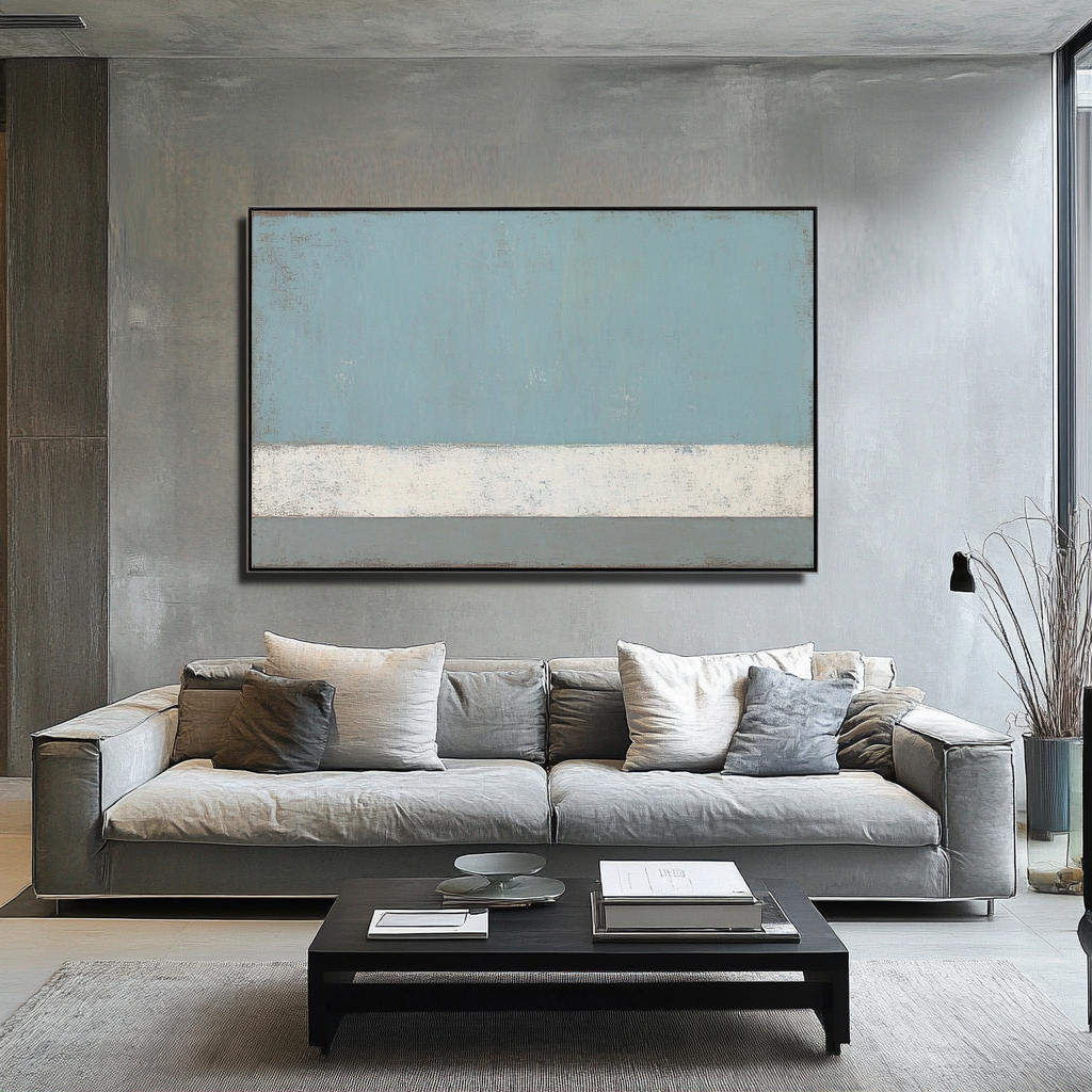 Three blue blocks - Mark Rothko