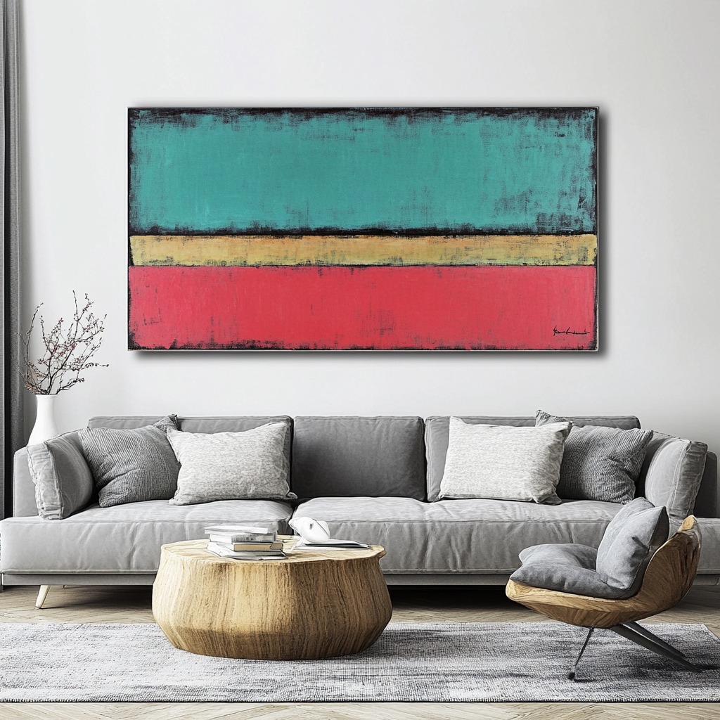 Turchese, Giallo e Rosso - Mark Rothko