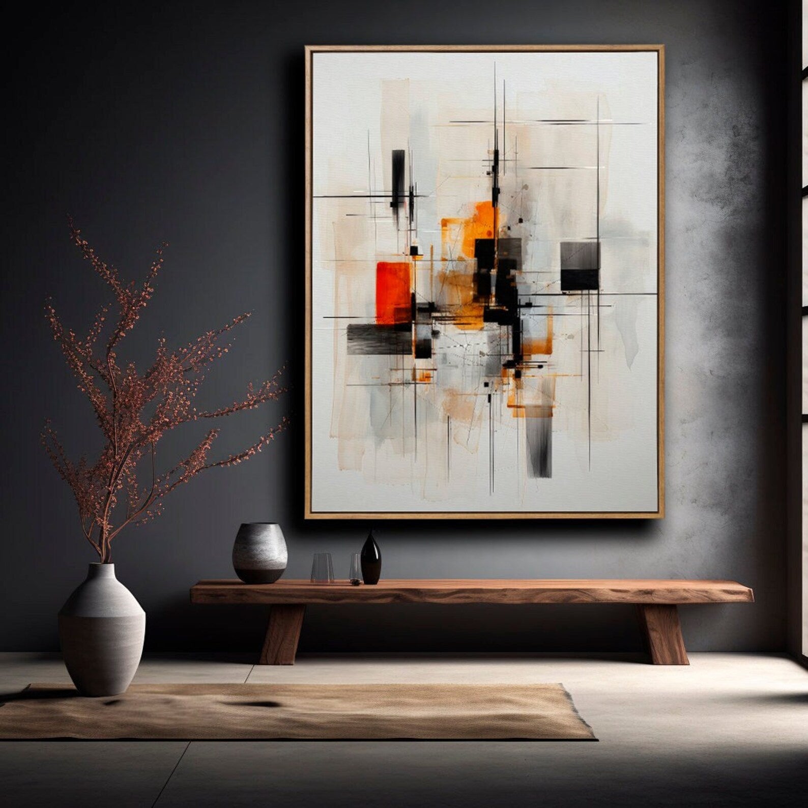 Composizione Moderna con Quadrati