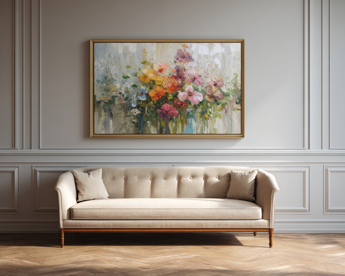 Quadro di mazzo di fiori