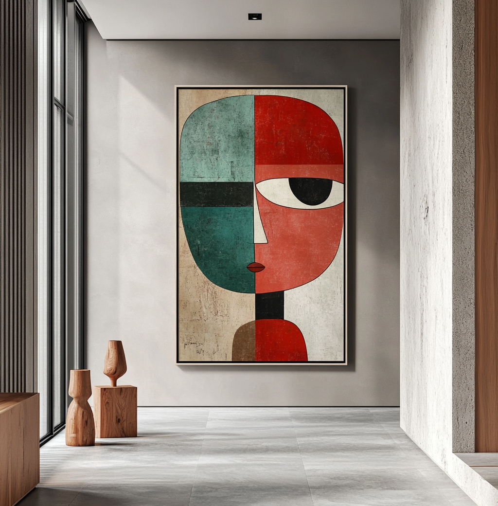 Streszczenie okrągła twarz