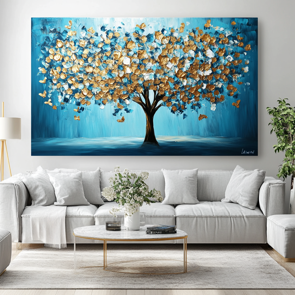 Zlatý listový strom