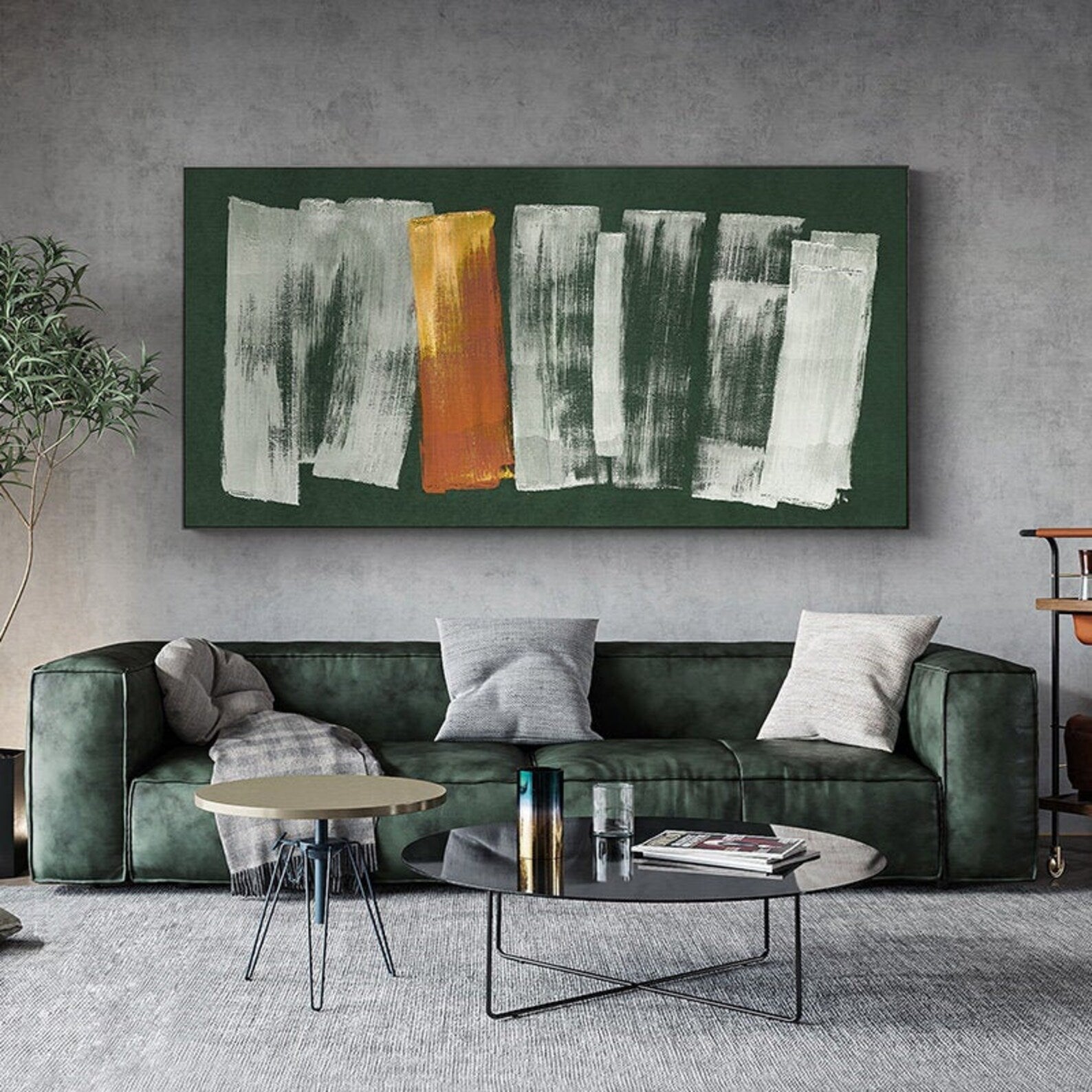 Verde, bianco e Ocra