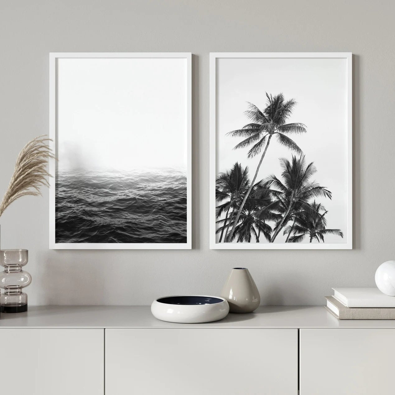 SET 2 PEZZI The Sea and The Palm