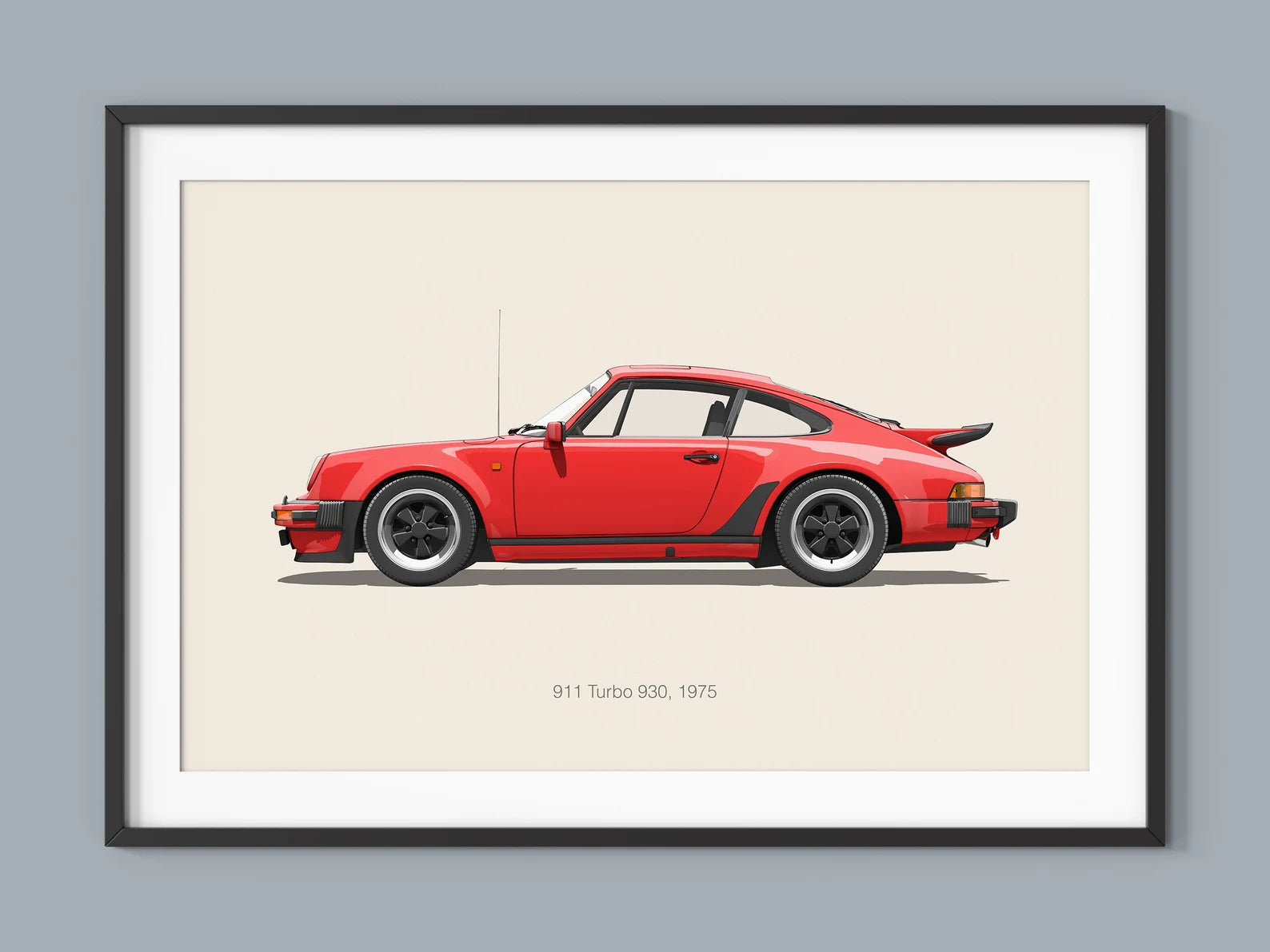 Porsche 911 930 - Red