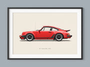 Porsche 911 930 - Rouge