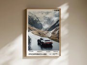 Porsche dans les Alpes