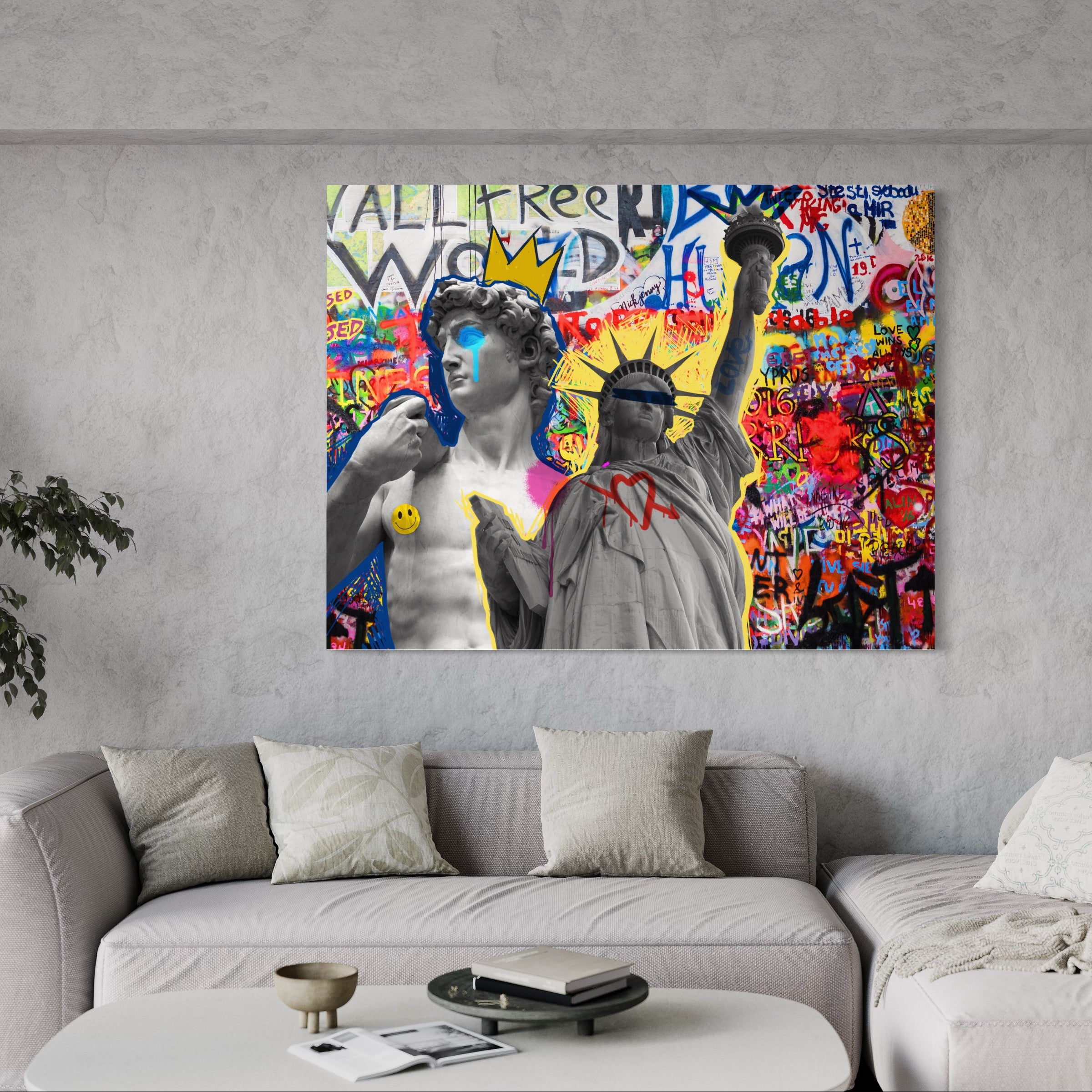 Pop art Statua Libertà | David