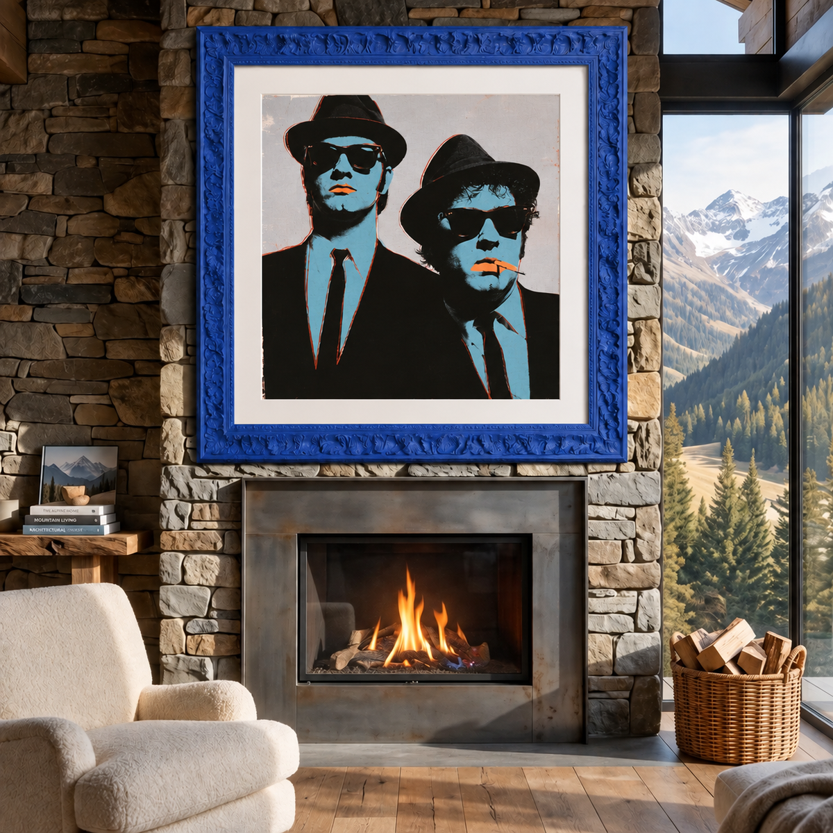 Blues Brothers - Premium - 100x100cm
