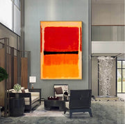 Mark Rothko Red Orange Yellow and Black