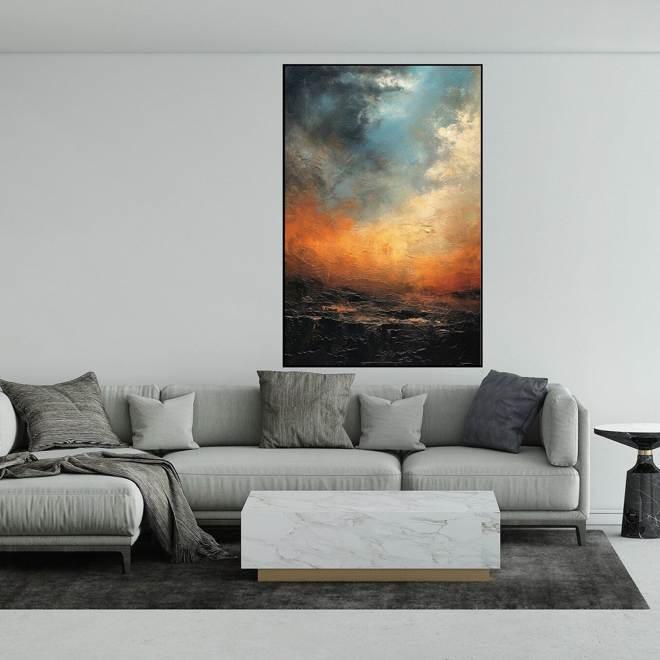 Crepuscolo al tramonto