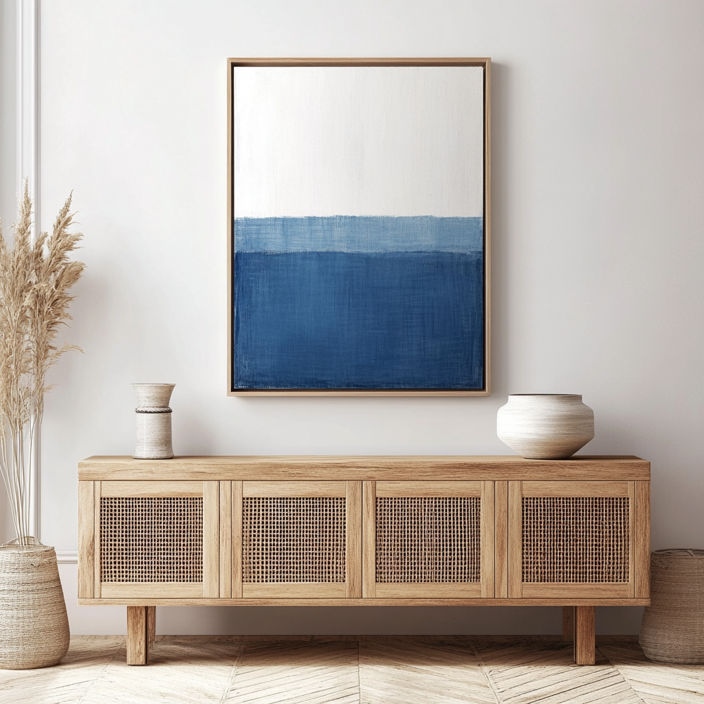 Från blått till vitt