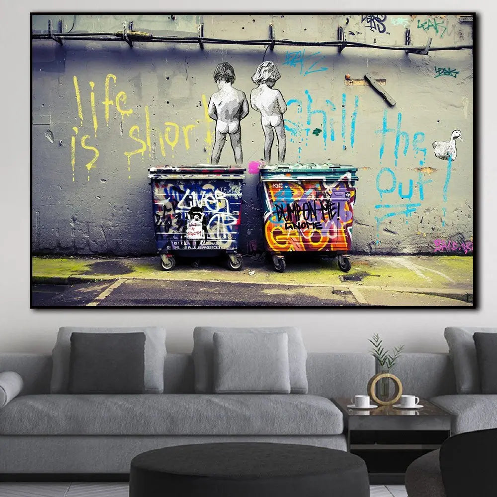 Graffito bimbi trasgressivi - Tele Moderne