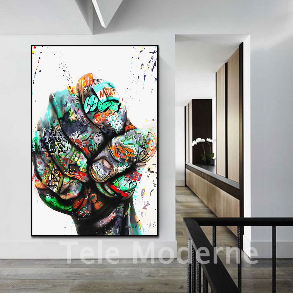 Pugno Graffiti Art - Tele Moderne