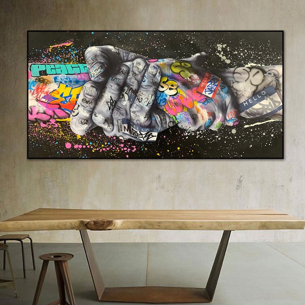 Stretta di mano - Tele Moderne