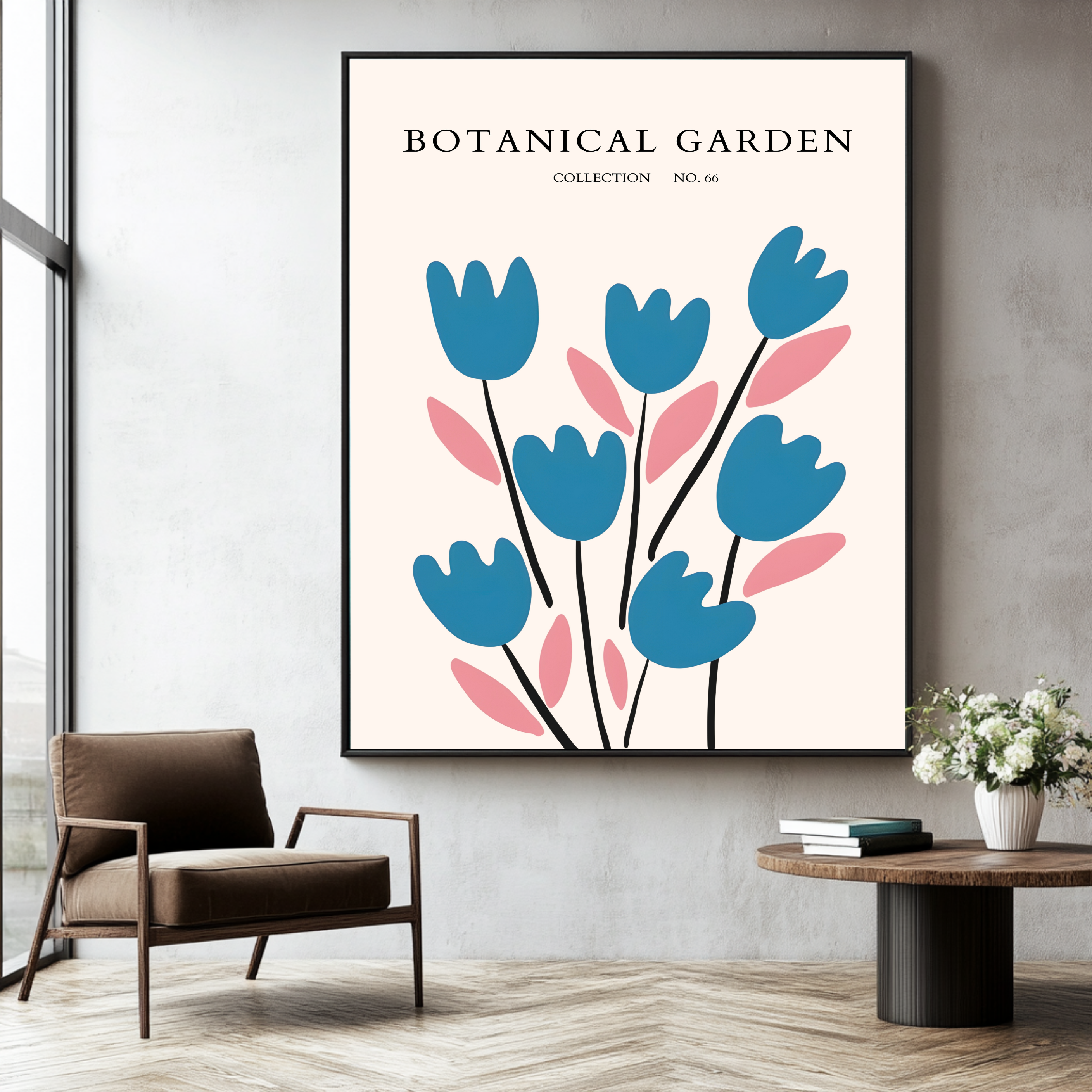 William Morris - Tulips Blue