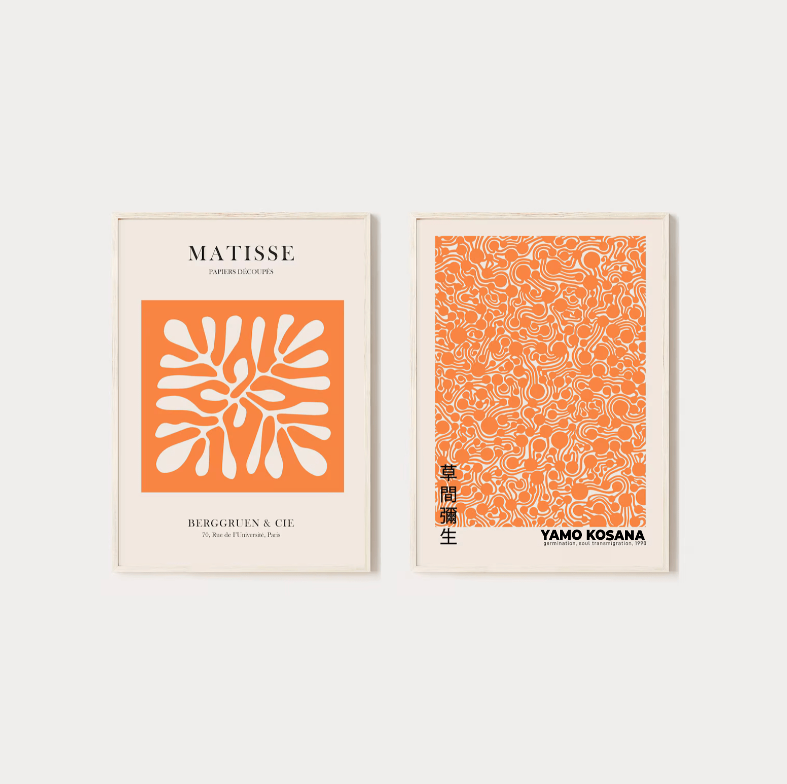 SET 2 PEZZI Yamo Kosana, Orange Matisse