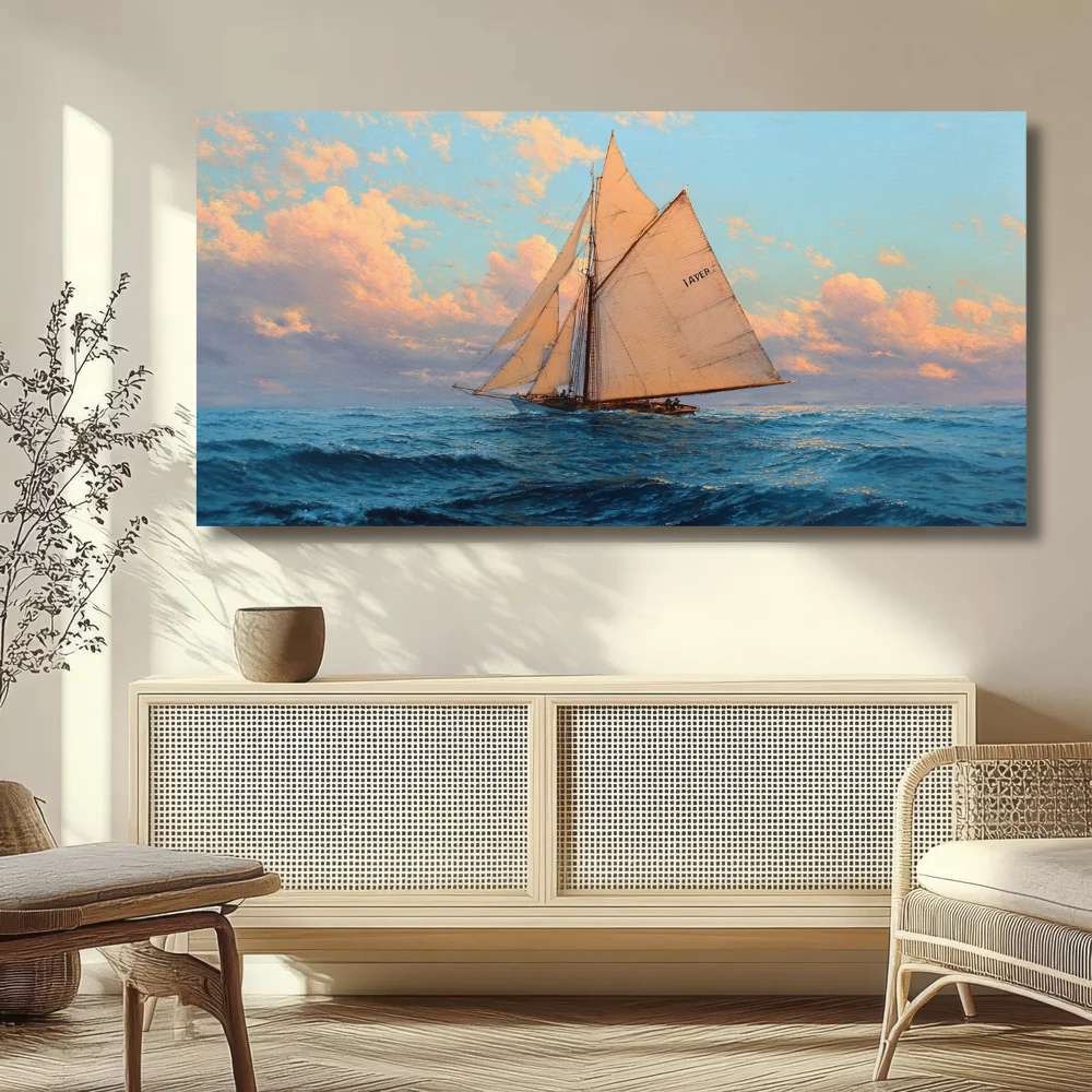 Barca a vela J Class in mare