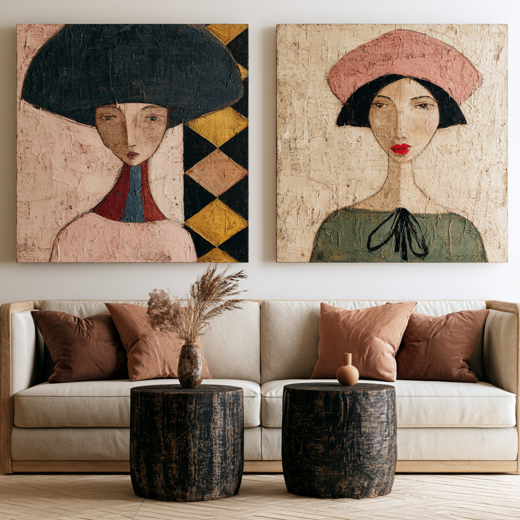 Coppia al femminile - SET 2 PEZZI