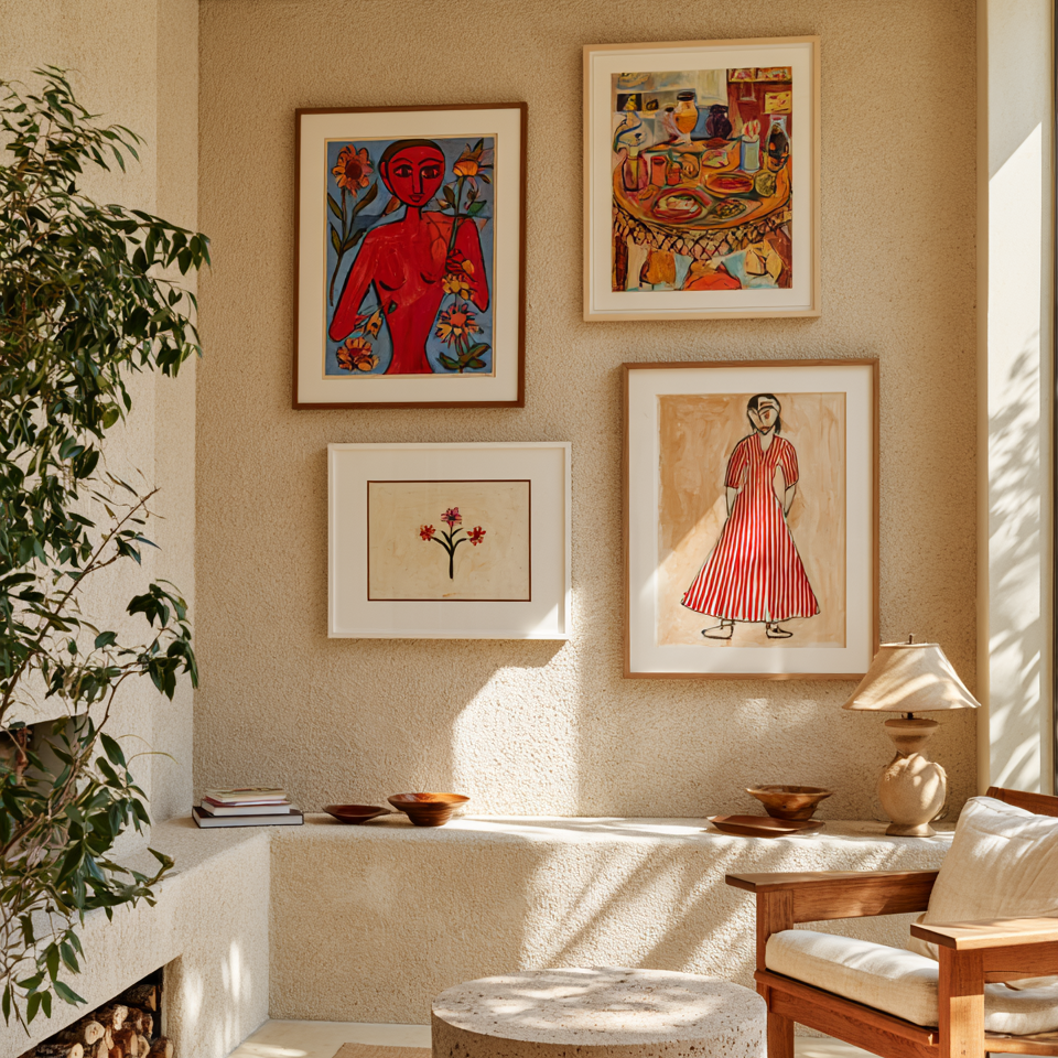 Figure Rosa - Gallery Wall